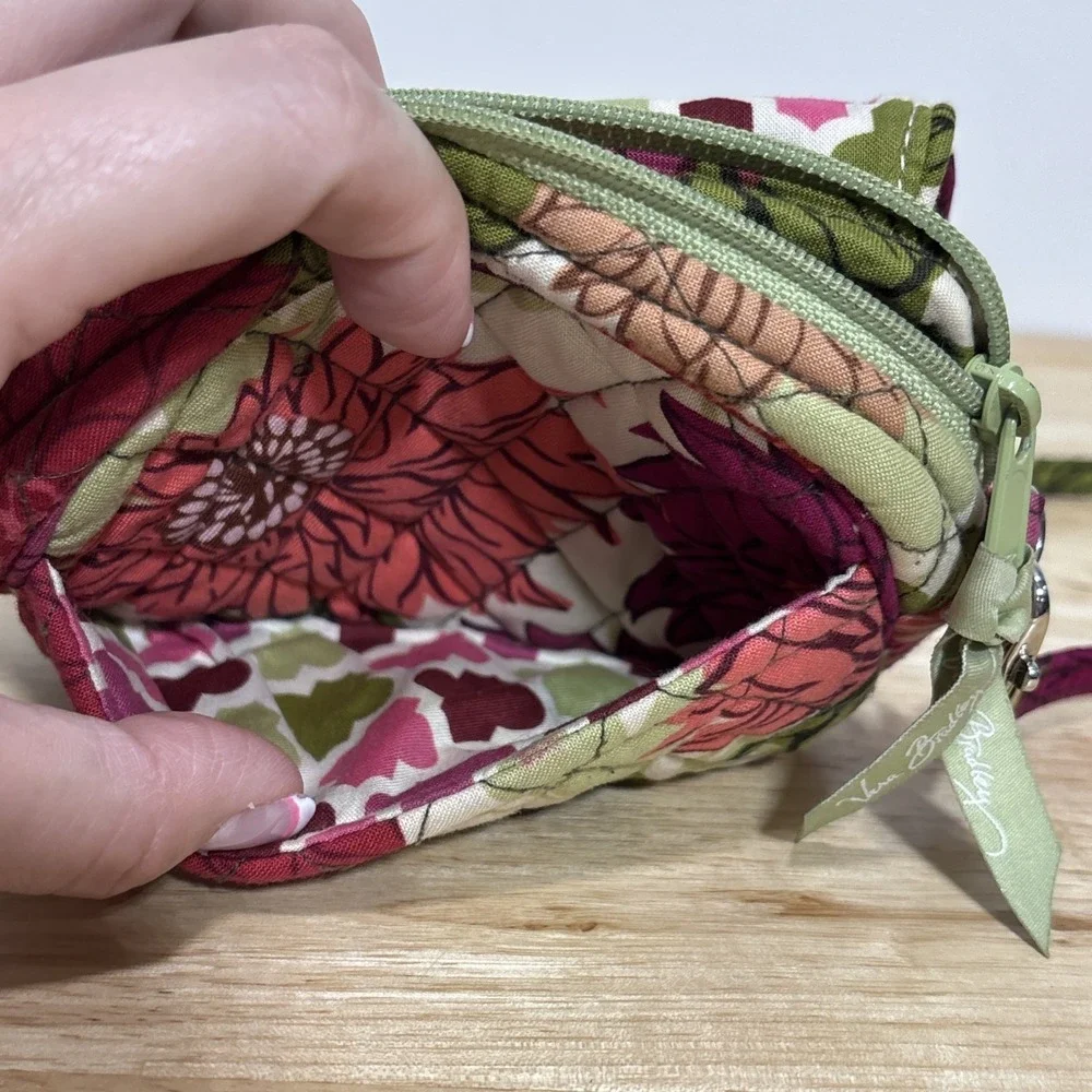 Vera Bradley Buttercup Little Hip Crossbody or Belt Bag Burgundy Green Cute